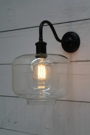 Savannah Glass Wall Light