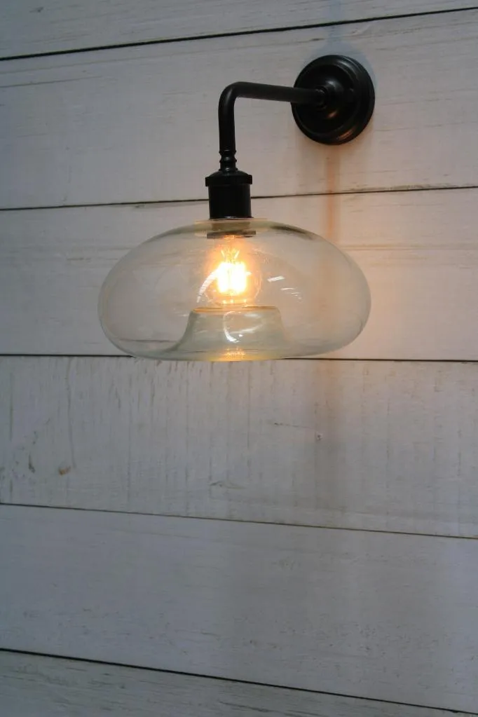 Savannah Glass Wall Light