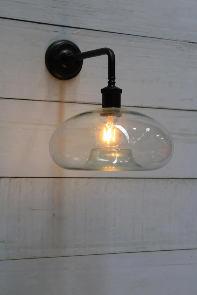 Savannah Glass Wall Light