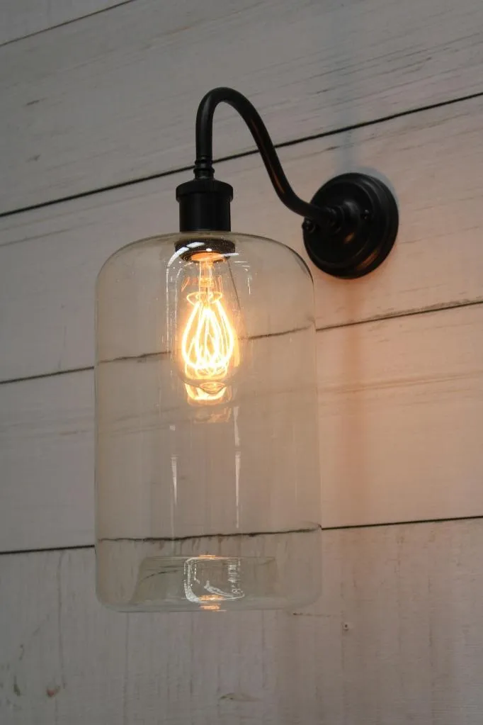 Savannah Glass Wall Light