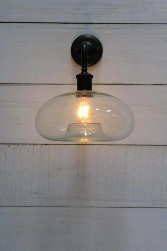 Savannah Glass Wall Light
