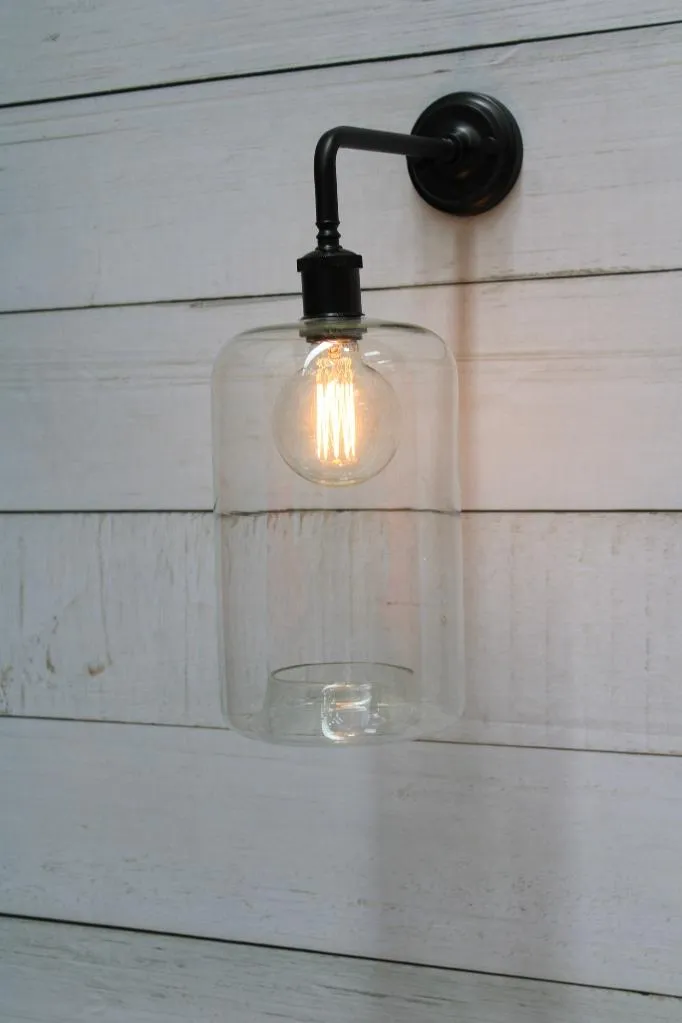 Savannah Glass Wall Light
