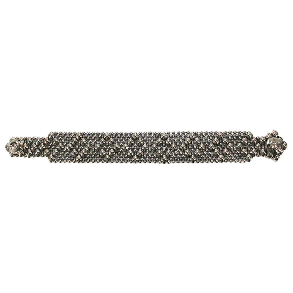 SG Liquid Metal B4-BLK Black Chrome Finish Bracelet by Sergio Gutierrez
