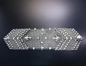 SG Liquid Metal Chainmail CMB4Z-AS (antique silver finish) Bracelet by Sergio Gutierrez
