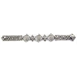 SG Liquid Metal RTB24-ZIR-AS Antique Silver Bracelet by Sergio Gutierrez