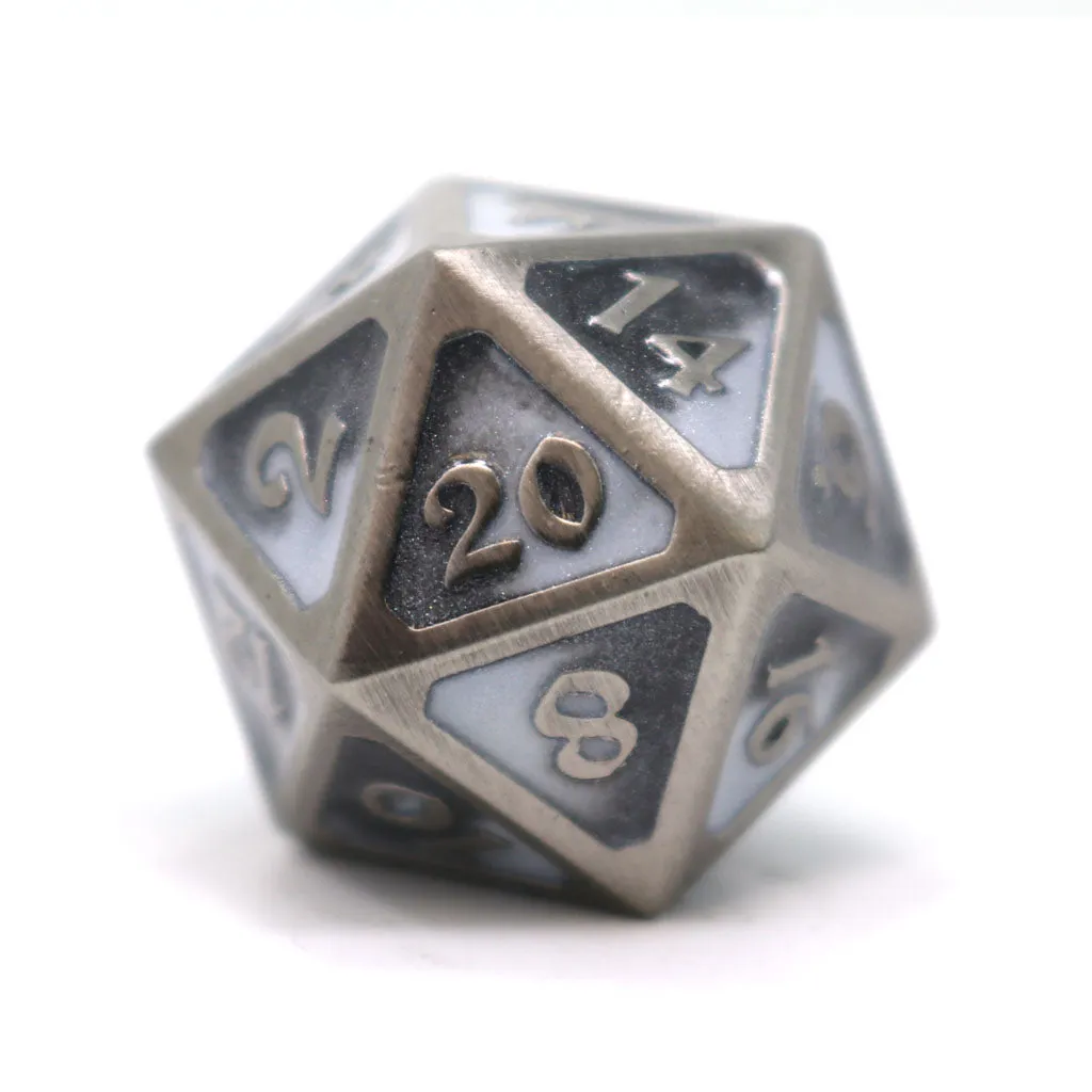 Single d20 - Mythica Spellbinder Shadesteel