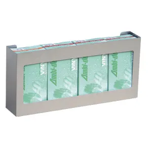 Stainless Steel Glove Box Holder (Quadruple)