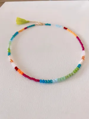 Sun Seeker Beaded Necklace