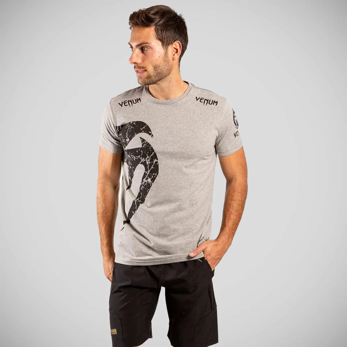 Venum Giant Men's T Shirt Grey/Black