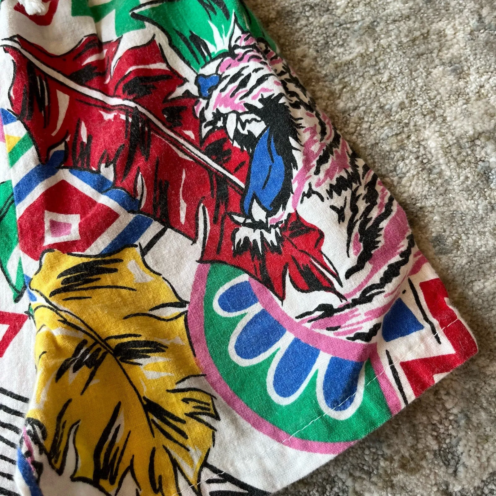 Vintage Colorful Printed Shorts 4T USA
