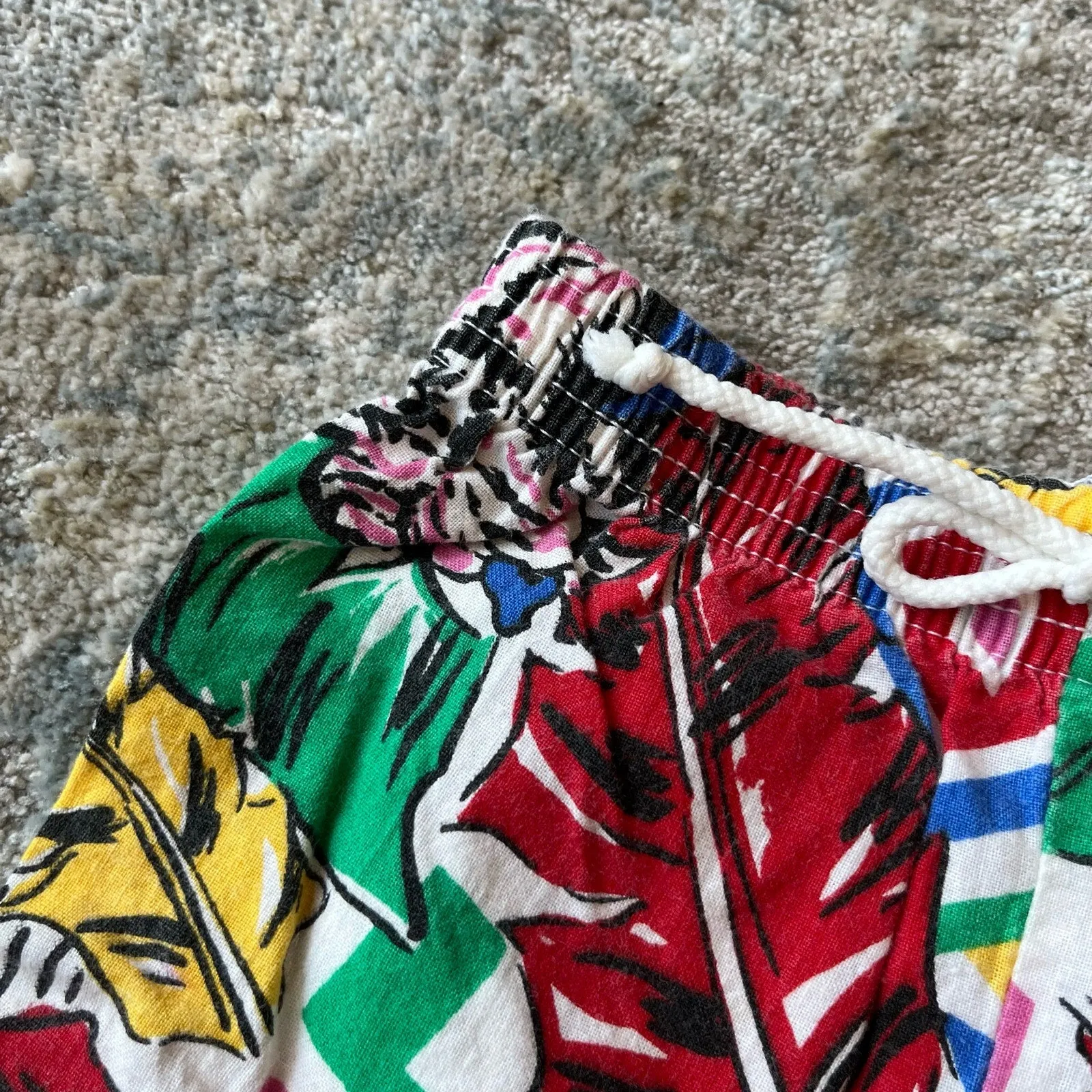 Vintage Colorful Printed Shorts 4T USA