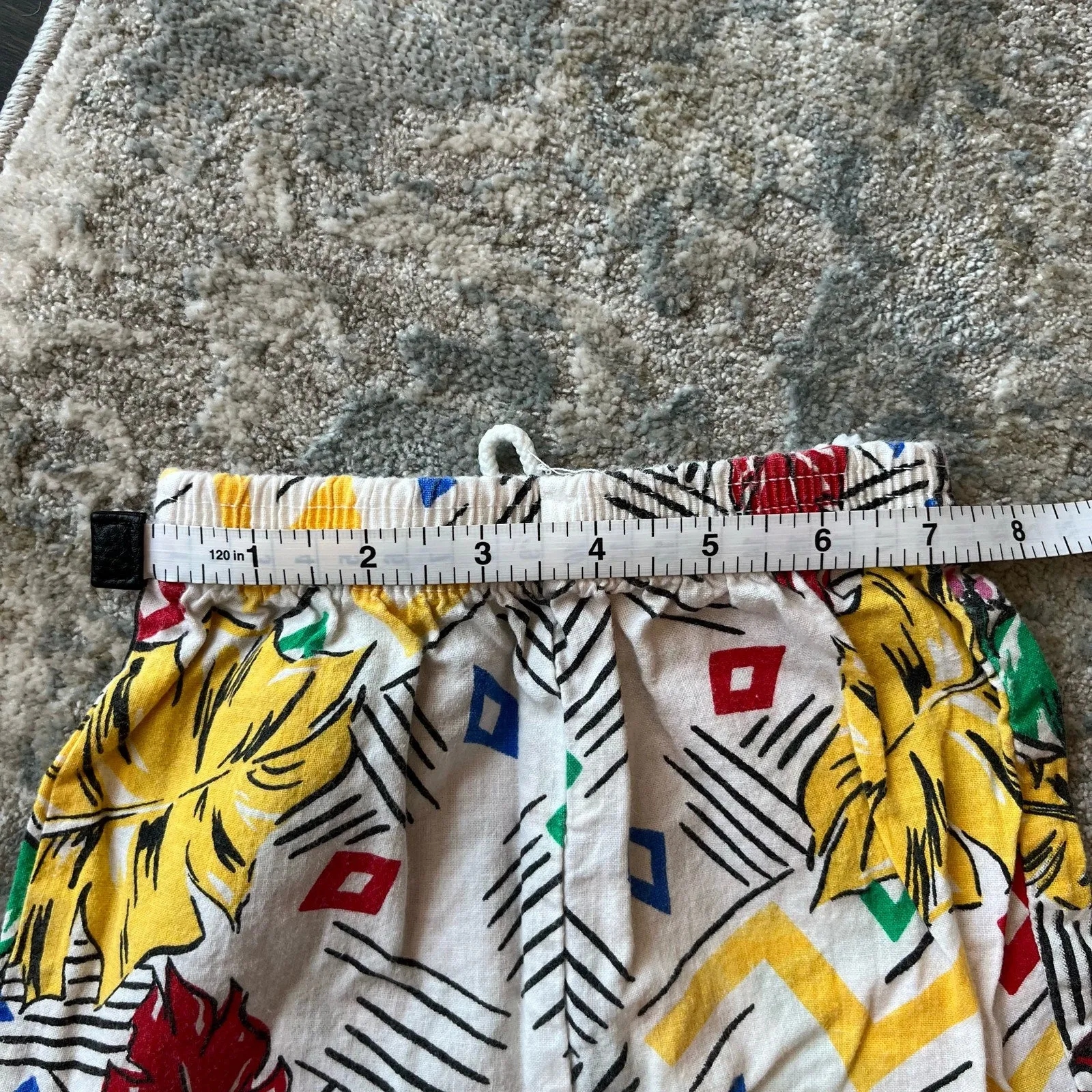Vintage Colorful Printed Shorts 4T USA