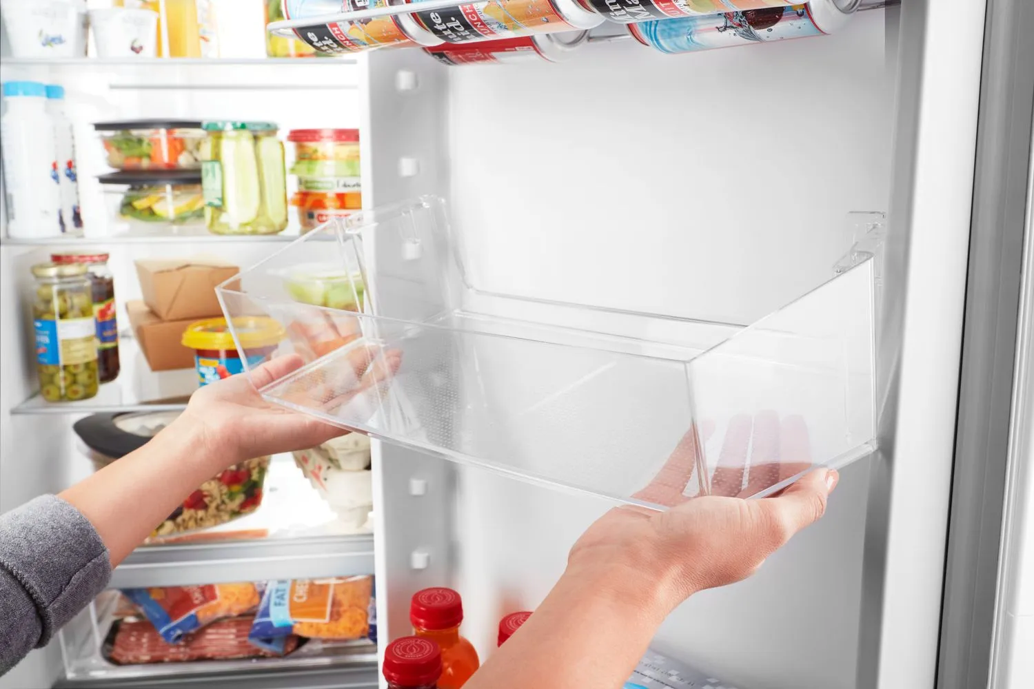 Whirlpool Monochromatic Stainless Steel Side-by-Side Refrigerator (21 Cu. Ft.) - WRS331SDHM